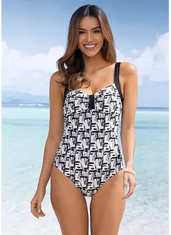 Maillot 1 pièce sculptant niveau 3, bonprix