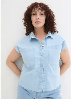 Blouse en jean boxy, bonprix