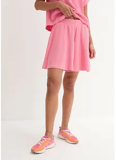 Short en jersey gaufré avec taille haute élastiquée, bpc bonprix collection