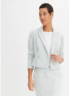 Blazer en tweed avec polyester recyclé, BODYFLIRT