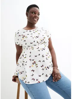 Blouse de grossesse avec lien à nouer, bonprix