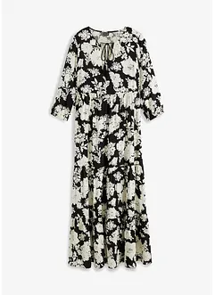 Robe longue imprimée en viscose fluide, bonprix