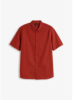 Chemise manches courtes en lin mélangé, bonprix