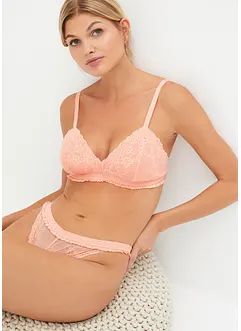 Soutien-gorge brassière sans armatures, rembourré, bonprix