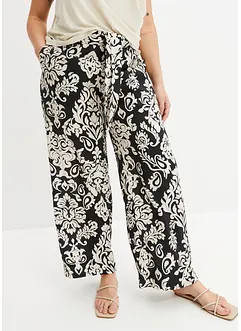 Pantalon palazzo à taille confortable, bonprix