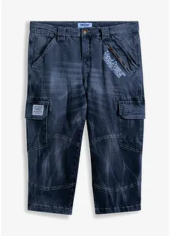 Jean 3/4 avec poches cargo, Loose Fit, John Baner JEANSWEAR