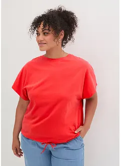 T-shirt manches courtes avec détail noué à la base, bonprix