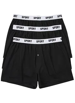 Lot de 3 boxers décontractés en jersey, bpc bonprix collection