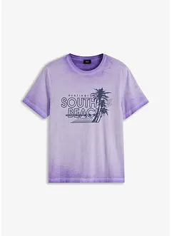 T-shirt aspect délavé 100% coton, bonprix
