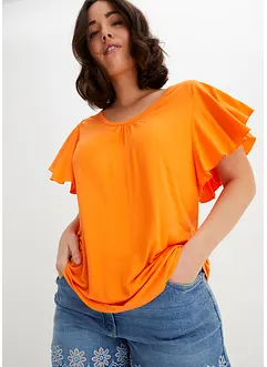 T-shirt à manches volantées, bonprix
