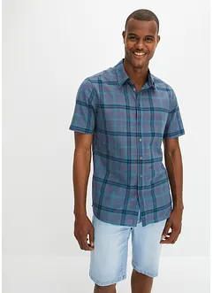 Chemise manches courtes à carreaux, bonprix