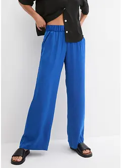 Pantalon avec effet texturé et taille confortable, bonprix