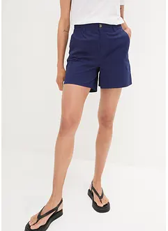 Short en twill taille haute, bonprix