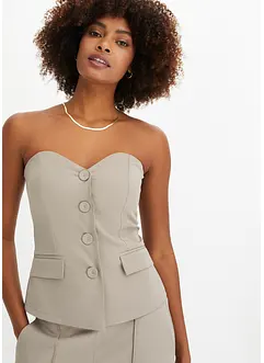 Top à décolleté cœur, bonprix