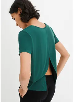 T-shirt fluide en viscose avec détail dos, bonprix