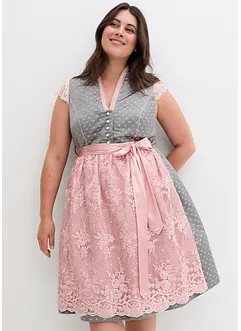 Dirndl à tablier brodé (ens. 2 pces), bonprix