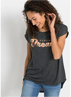 T-shirt long en viscose mélangée, bonprix