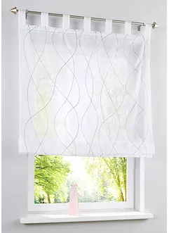Store bateau transparent avec broderies, bonprix