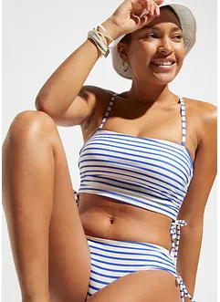 Bikini bandeau (ens. 2 pces) à bretelles amovibles, bonprix