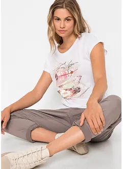 T-shirt à imprimé plume, bonprix