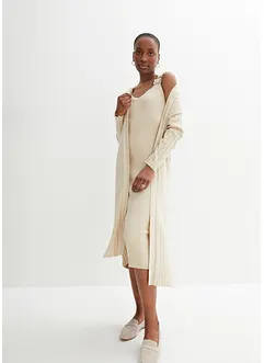 Robe en maille coton et soie, bonprix