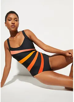 Maillot 1 pièce sculptant, maintien fort, à empiècements, bonprix