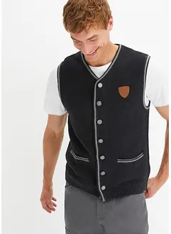 Gilet sans manches en maille, bonprix