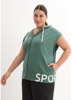 Gilet T-shirt de sport sans manches, à capuche, bpc bonprix collection