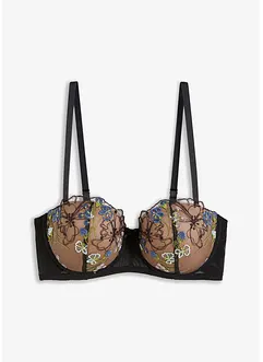 Soutien-gorge balconnet à armatures orné de broderies, bonprix