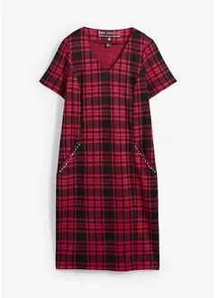 Robe jacquard avec rivets décoratifs, bonprix