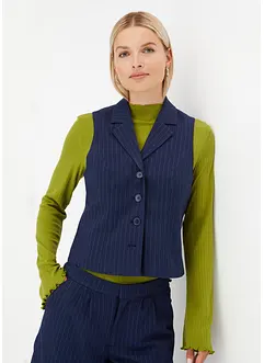 Gilet de costume à fines rayures, bonprix