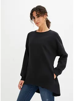 Sweat-shirt oversize court devant, long derrière, bonprix