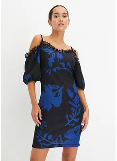 Robe à bretelles avec dentelle, bonprix