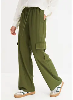 Pantalon cargo fluide, bonprix