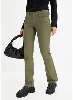 Pantalon évasé en twill, bonprix