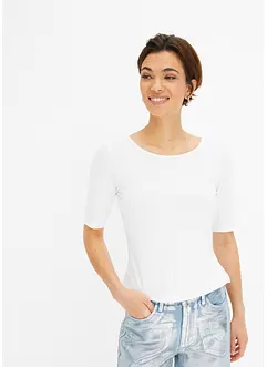 T-shirt avec décolleté plongeant dans le dos, bonprix