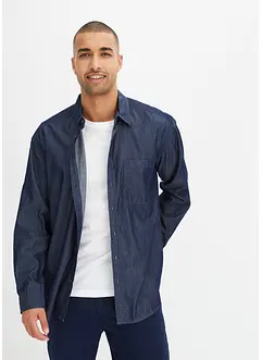 Légère chemise en jean loose, bonprix