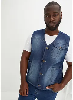 Gilet sans manches en jean, Regular Fit, bonprix