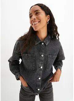 Surchemise oversize en jean, bonprix