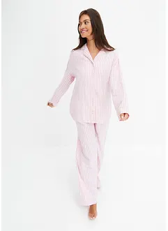 Pyjama en flanelle avec pochette cadeau, bonprix