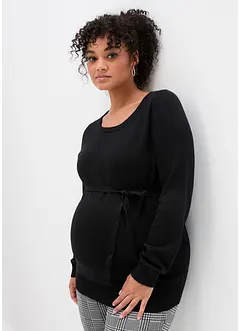 Pull de grossesse 100% coton avec lien à nouer, bonprix