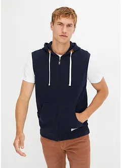 Sweat à capuche sans manche, bonprix