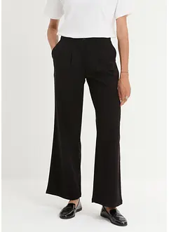 Pantalon taille haute, jambes larges, bonprix