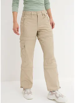 Pantalon technique détachable par zip, déperlant, bonprix