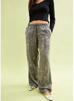 Pantalon tissé avec impression foil brillante, bonprix