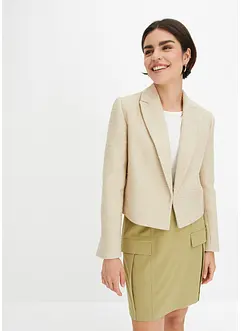 Blazer court aspect tweed, bonprix