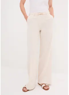 Pantalon Marlène avec ceinture décorative, bonprix