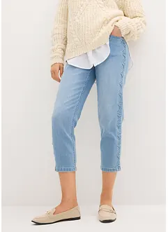 Jean cropped avec surpiqûre décorative, bonprix