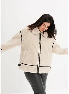 Veste aspect peau de mouton, bonprix