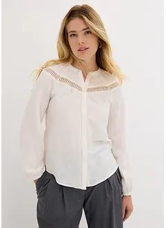 Blouse longue et ample à manches longues, bonprix